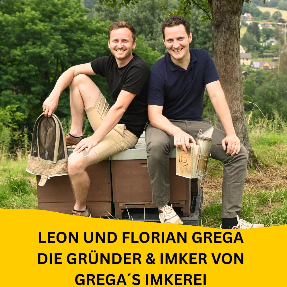 Gregas Bee Honey - Mother's Day & Father's Day Gift Idea - Linen Bag with Heart and Honey of Your Choice - The Perfect Gift - Ideal as a Gift for Mother's Day, Father's Day (Barbecue Time with Honey) – Bild 7