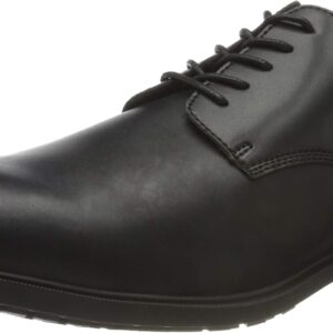 Shoes for Crews Cambridge III Comfortable Leather Work Shoes, Padded Insoles, Non-Slip Outsole, Classic Style for Office, OB E SR – for Men