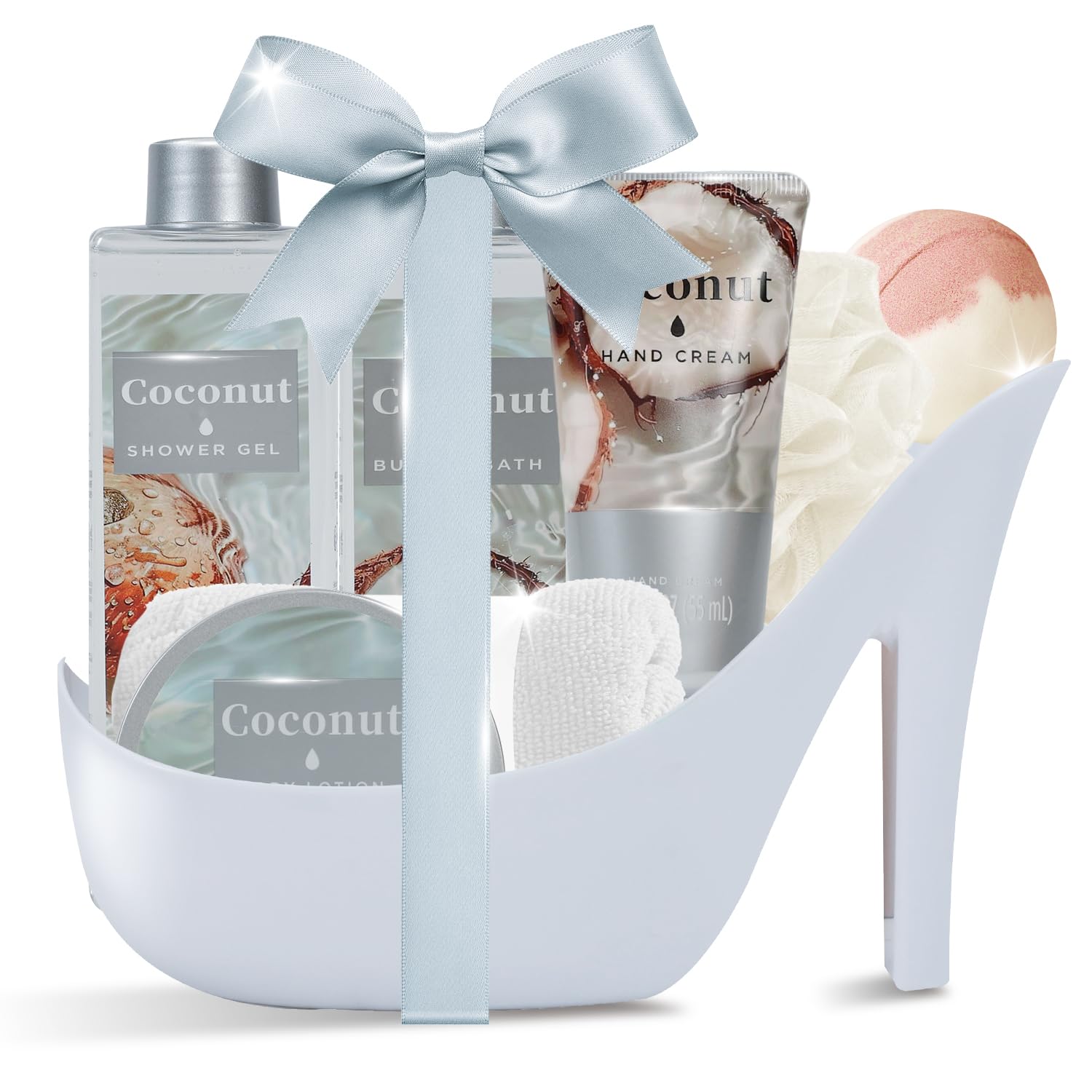 Spa Luxury Women's Bath Gift Set – 8-Piece Birthday Gift