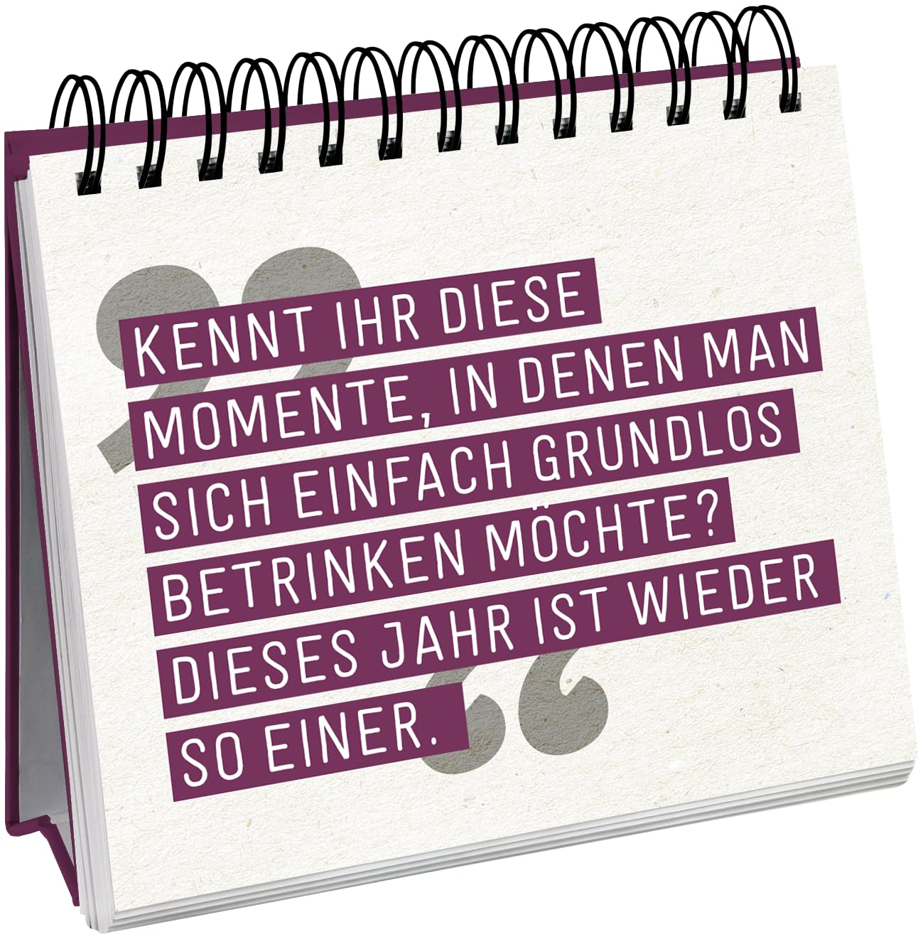 Man muss auch mal Wein sagen können.: Witziges Geschenk mit lustigen Sprüchen für Weinliebhaber | Aufsteller mit lustigen Sprüchen (Geschenke für Kolleg*innen und rund um das Büro) – Bild 6