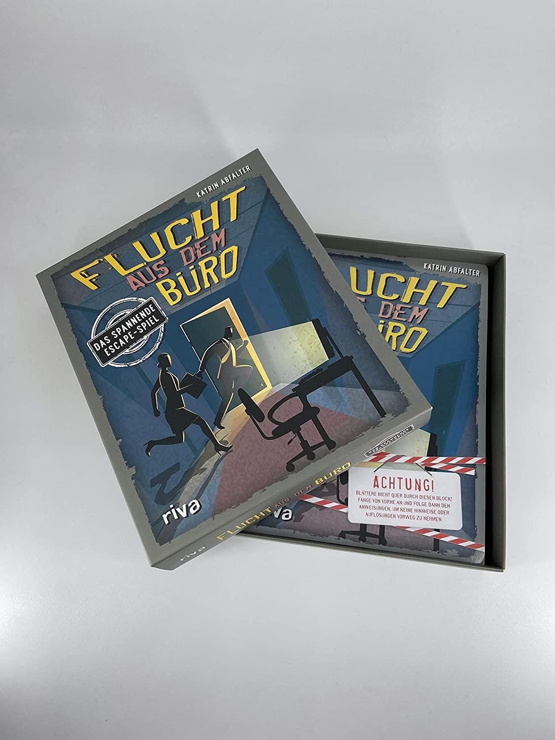Flucht aus dem Büro – Das spannende Escape-Room-Spiel: Entkomme deinem Chef. Das perfekte Geschenk für alle Escape-Room-Spiel-Fans. Mit Rätselseiten zum Freirubbeln. Ab 12 Jahren – Bild 2