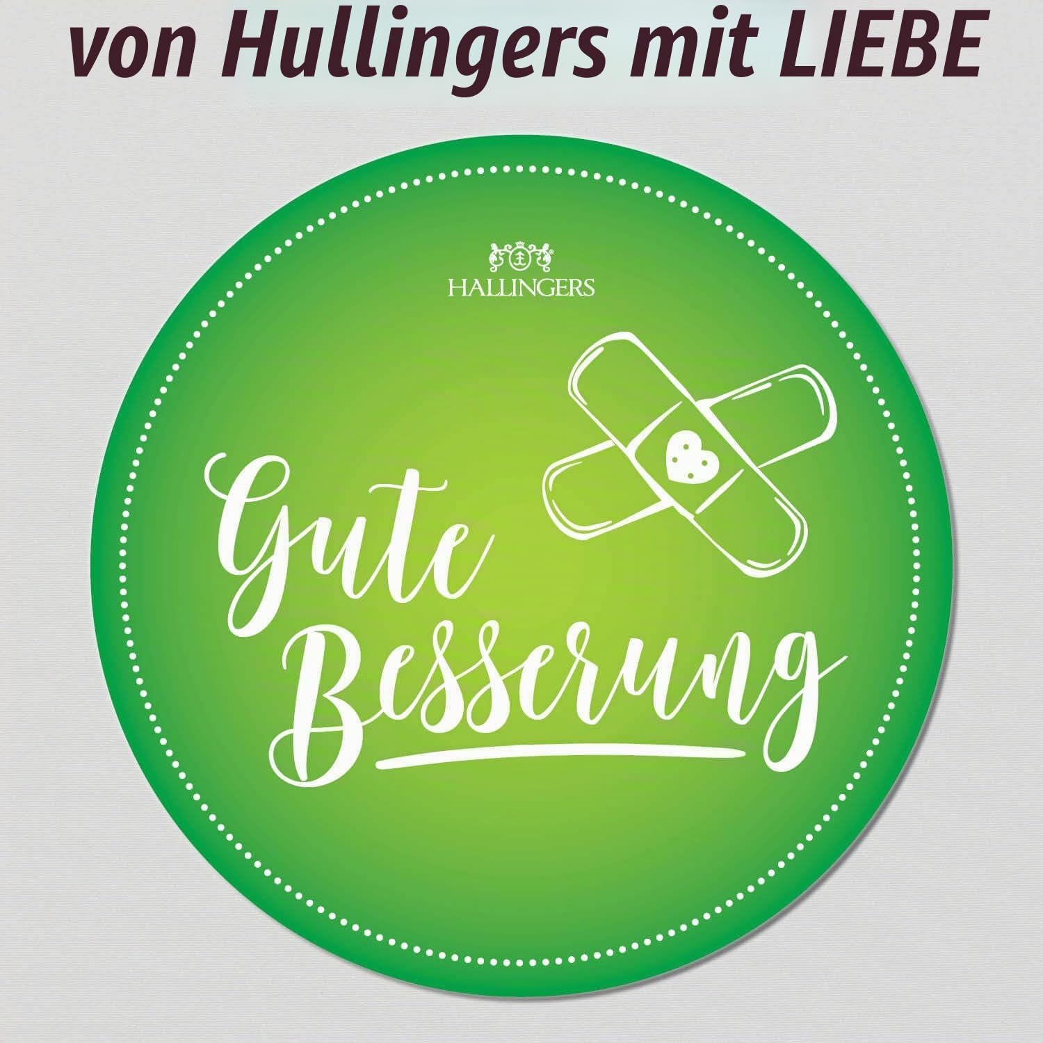 Hallingers Genuss Manufaktur Delicatessen Gift Set – Quality in the Wonder Bag "Get Well Soon", Small Convalescence Greeting with 3 Teas Herbal Tea, Fruit Tea & Roibuschtea, Gift Idea for Men and Women – Bild 6