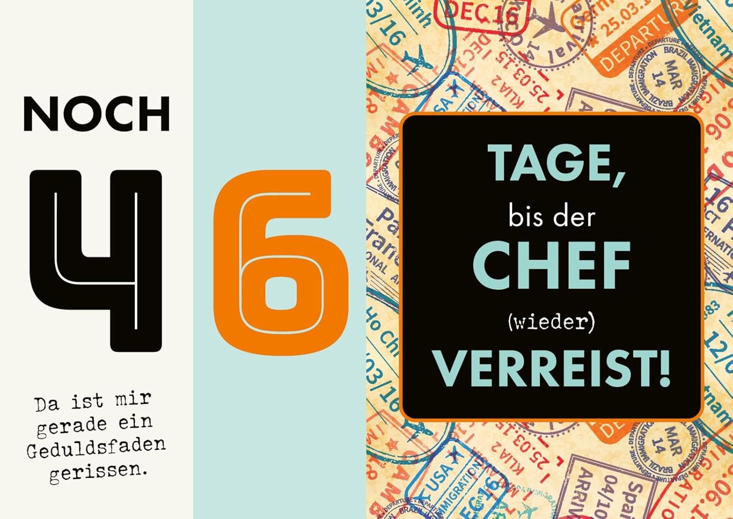 Countdown-Kalender für's Büro: Tischaufsteller mit Countdown-Funktion für's Büro – Bild 6