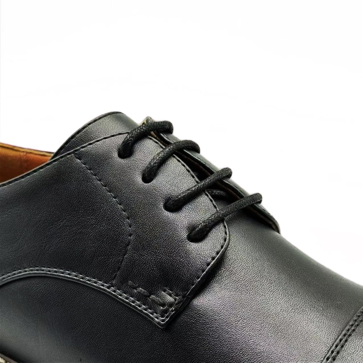 Finishing & Sewing Men's Oxford Lace Up Shoes with Caps – Bild 2