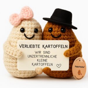 Potatoes in Love | Romantic Gift | Her & Him | Couple Idea | Valentine’s Day Wedding Anniversary | I Love You | Relationship Souvenir | Husband Woman Fiancée | Heart Festival Surprise Love