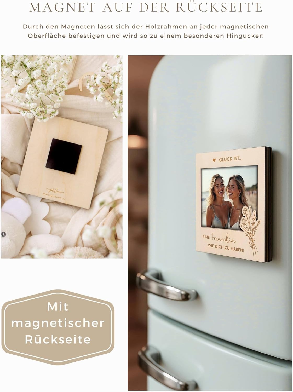Joli Coon Picture Frame "Glück ist eine Freundin wie dich zu haben – Bild 5