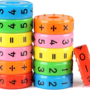 Kesote 2 Pieces Educational Toy Maths Calculation Roll School Maths Learning Calculation Toy Back to School