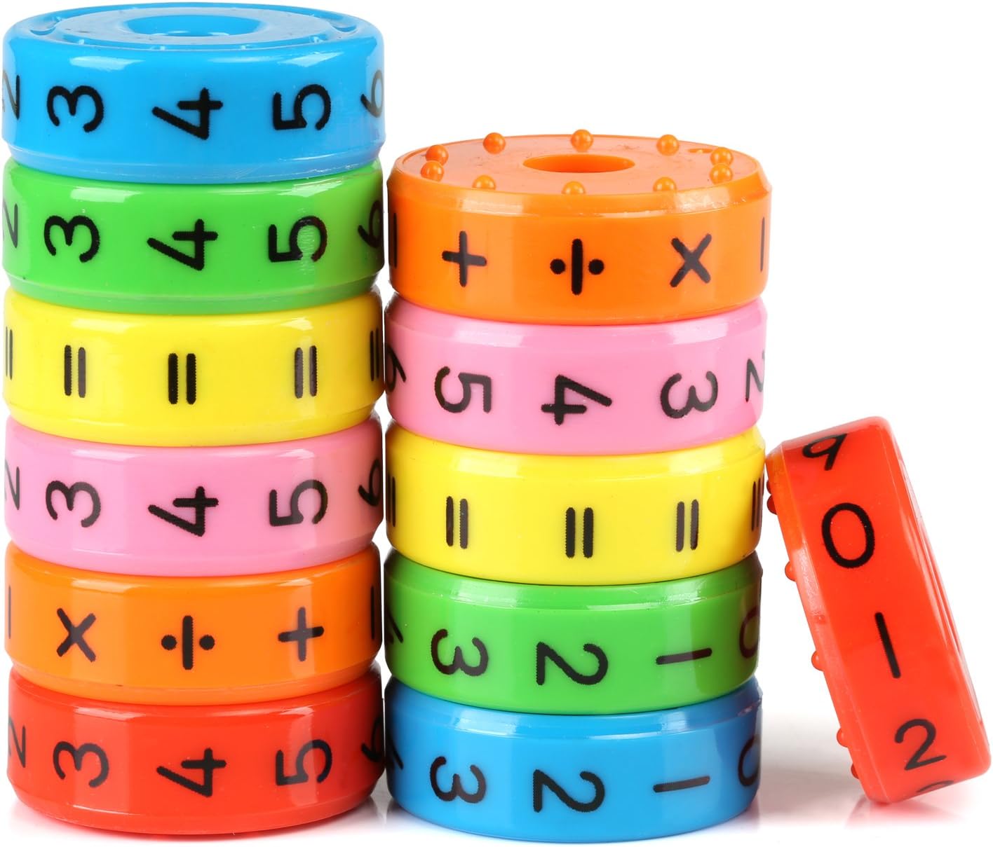 Kesote 2 Pieces Educational Toy Maths Calculation Roll School Maths Learning Calculation Toy Back to School