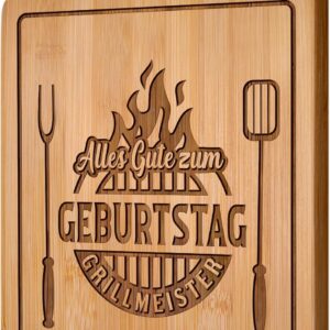 Birthday Gift for Men - Engraved Bamboo Chopping Board, Gifts for Men Birthday, Men's Gifts