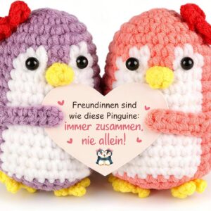 Giftota Gifts for Best Friend – Penguin Gift – Pocket Hug – Birthday Gift for Girlfriends Women – Lucky Charm Friendship Gift – Small Gifts