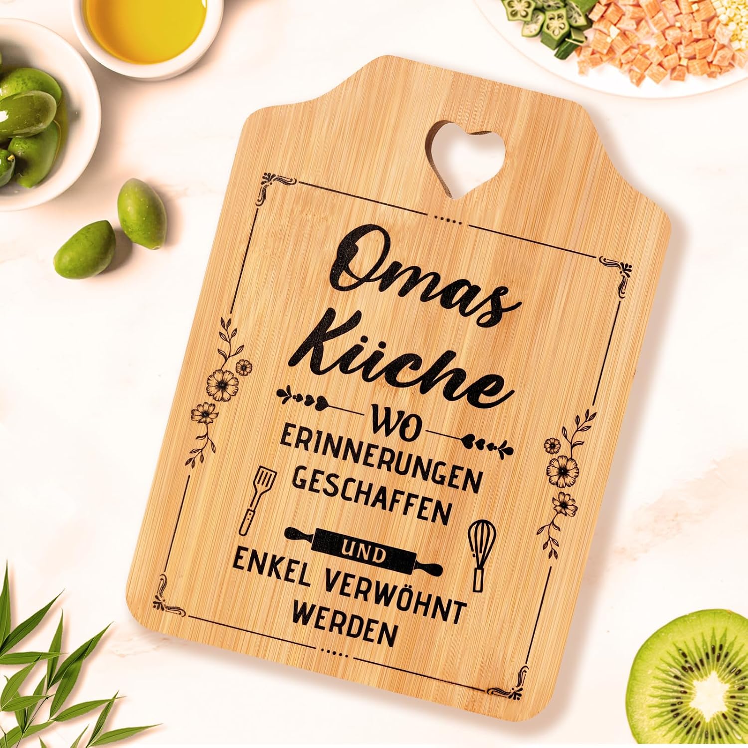 Grandma Gift Mother's Day Bamboo Chopping Board Mother's Day Gift Grandma Mother's Day Gift Personalised Gift for Grandma, Grandma Gift Birthday, Best Grandma Gifts, Mother's Day Gift – Bild 8