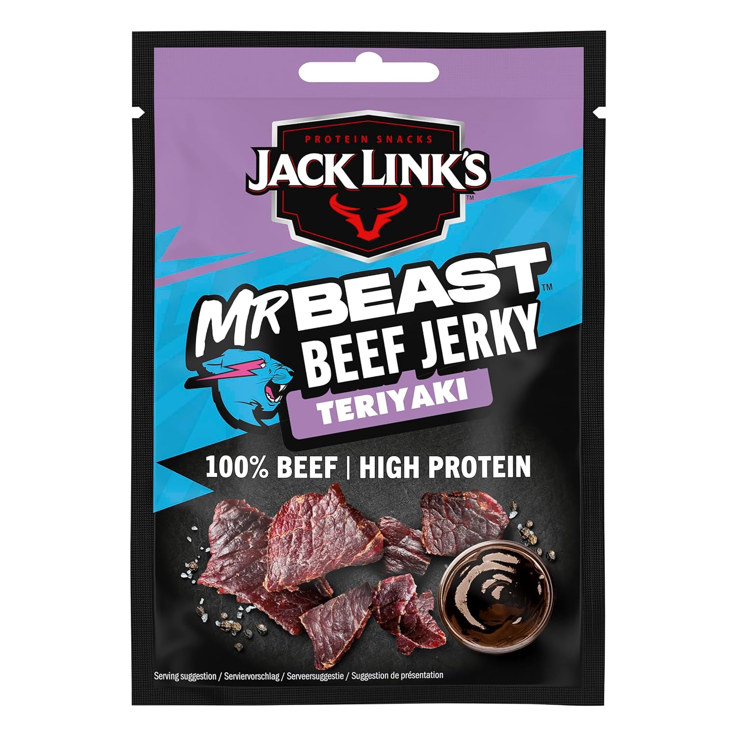 Jack Links Beef Jerky Gift Box - Pack of 12 (12 x 60 g) - High Quality Meat Snack Gifts for Men - Father, Dad, Man Gift or as a Gift Basket, Gift Basket, Birthday - High Protein – Bild 5