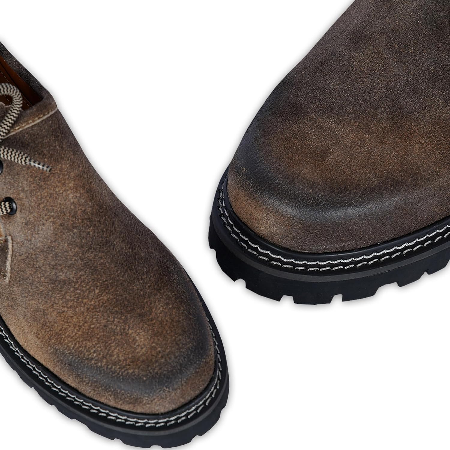 German Wear Haferlschuhe Traditional Shoes, Original, Handmade, Leather Shoes, Made of Suede, Genuine Leather Shoes, with 2 x Laces – Bild 9