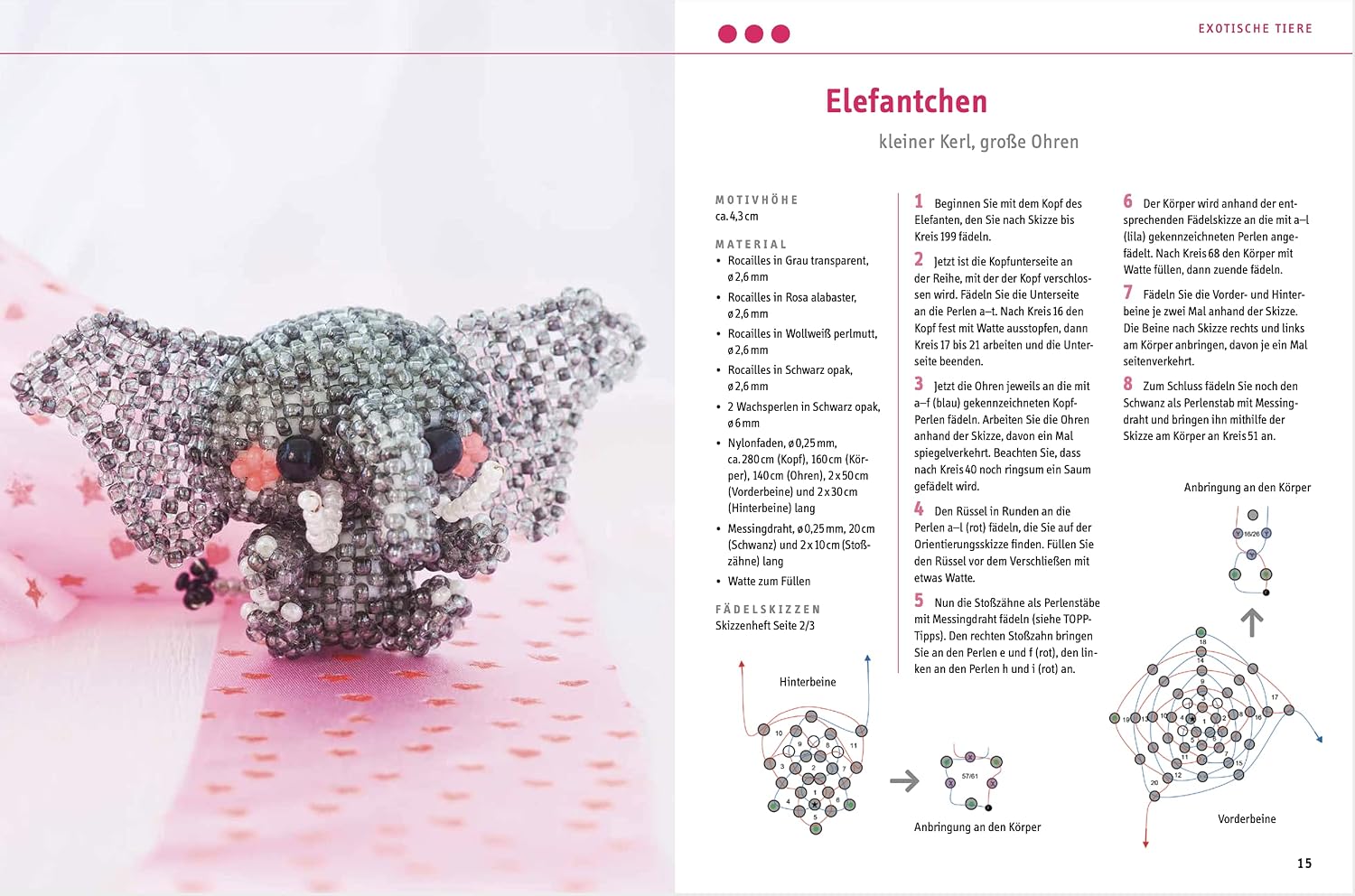 Perlen-Sweeties sooo kawaii (kreativ.kompakt.): Japanische Perlenfiguren in neuer Technik – Bild 4