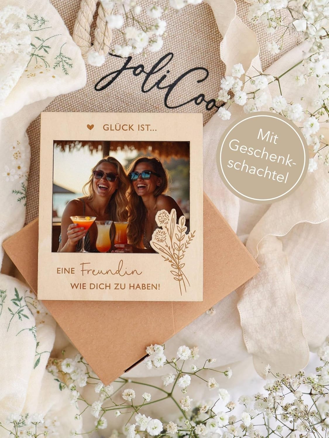 Joli Coon Picture Frame "Glück ist eine Freundin wie dich zu haben – Bild 8