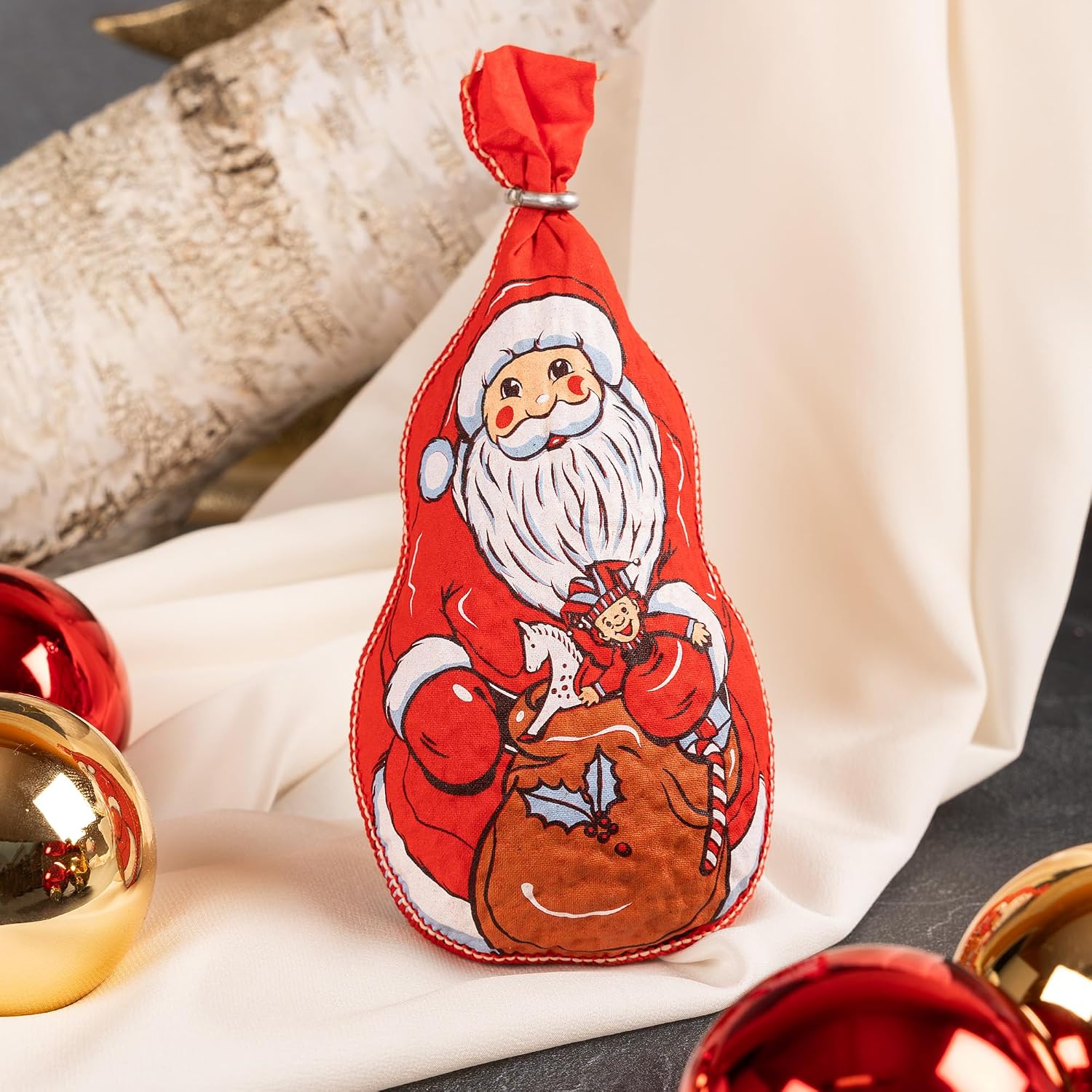 Wurstbaron Salami Christmas Linen - Over 1 kg Tasty Salami in Great Christmas Designs – Bild 5