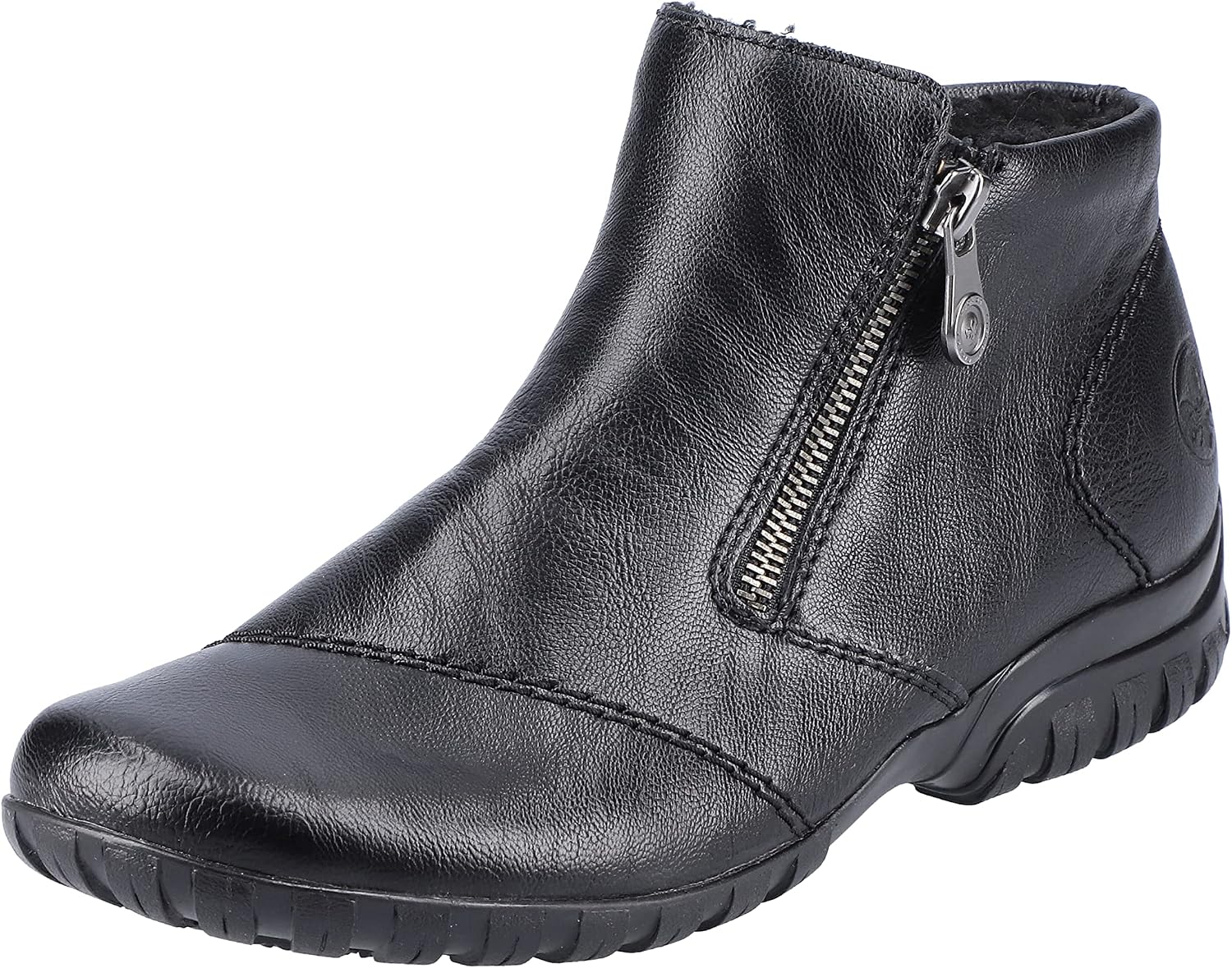 Rieker HWK Women's Ankle Boots Slippers Lined Black