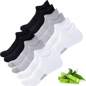 Bamboo Trainer Socks for Women, 6 Pairs, Breathable