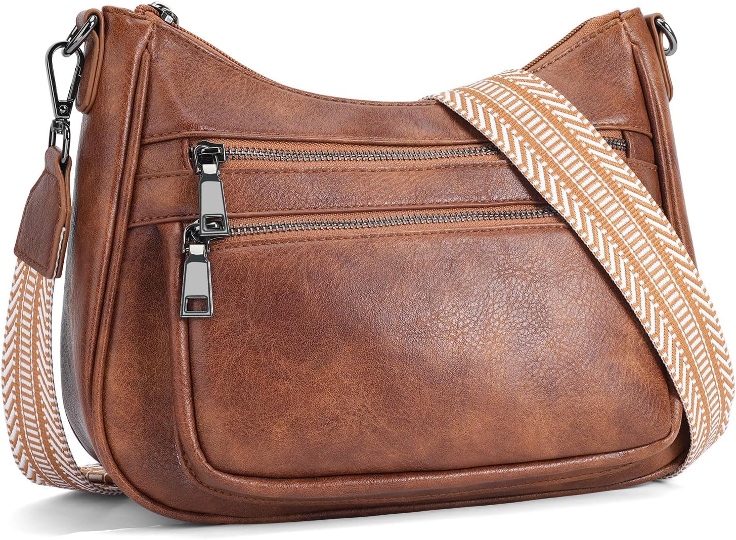 Small Handbag Women's Shoulder Bag Made of Vegan Leather Bag Crossbody Bag with Wide Strap Shoulder Bag Capacity Travel Bag
