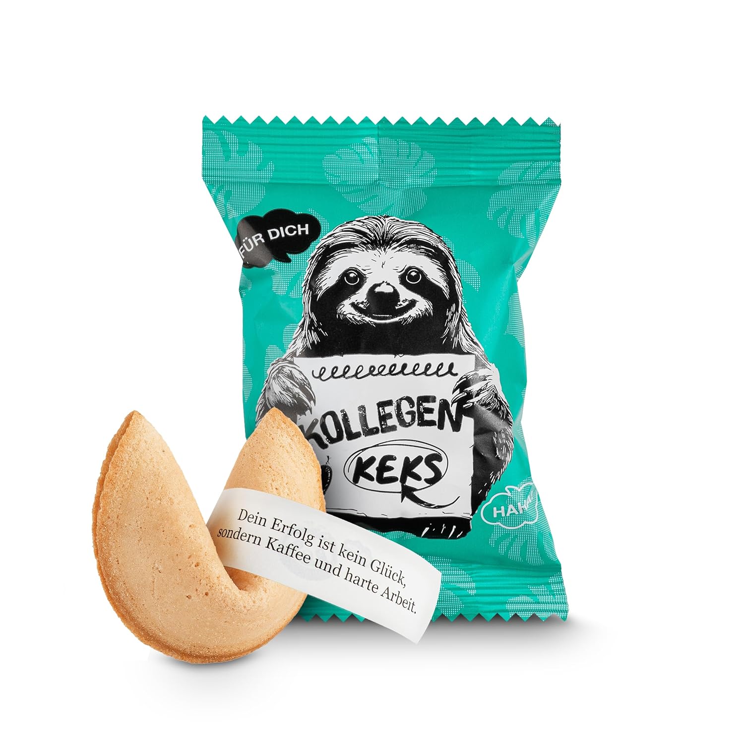 Lucky Cookies Colleagues Box of 25 Funny Colleagues Gift Office Lucky Cookies with Funny, Motivational Sayings for Colleagues and Employees as a Gift in the Office Vegan and Made in Germany – Bild 3