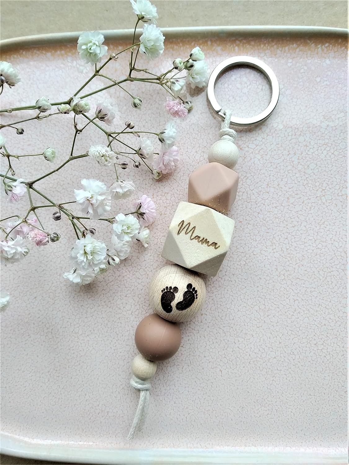Personalised Pregnancy Keyring Gift Birth Gift – Bild 5