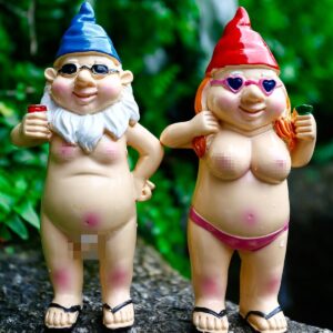 Garden Gnomes for Outdoors, Garden Decoration for Outdoors, Pack of 2, Funny Garden Figures, Gnome Gnome, Gift for Home, Balcony, Living Room, Lawn, Office Decoration
