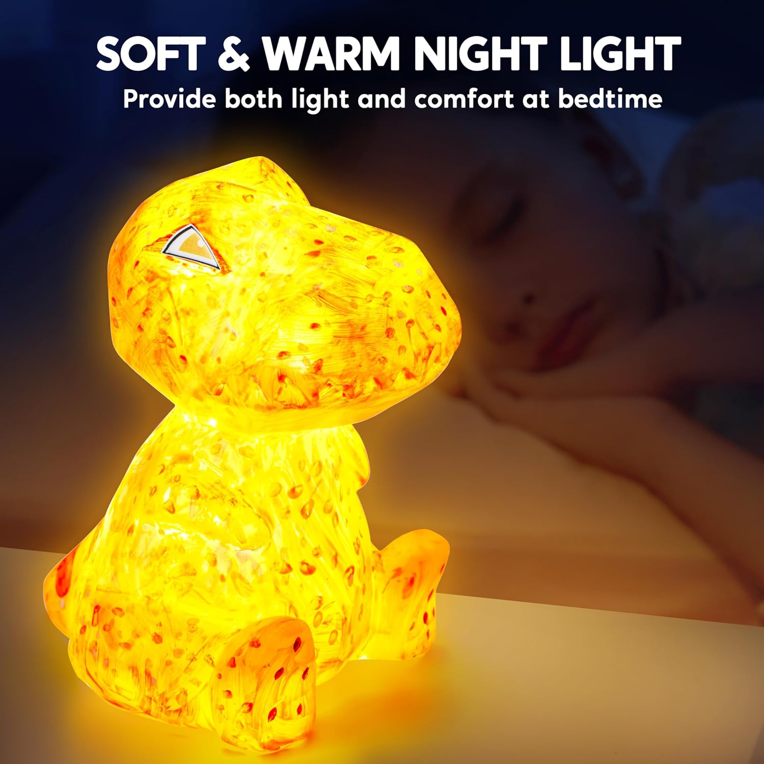 Klever Kits Dinosaur Lamp Craft Set Children from 6+ Years, Craft Girls from 6 7 8 9 10 11 12 Years, Creative Gifts for Girls and Boys, Dino Toy Children, DIY Dino Lamp Painting Set – Bild 5