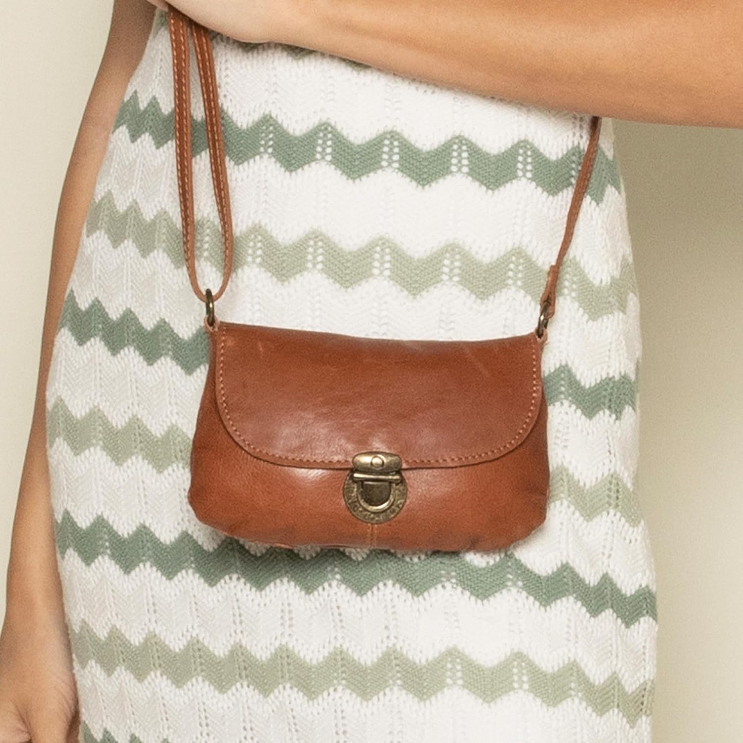 Gusti Rona Leather Shoulder Bag Leisure Bag Small Bag Shoulder Bag Women's Leather Vintage Leather – Bild 8