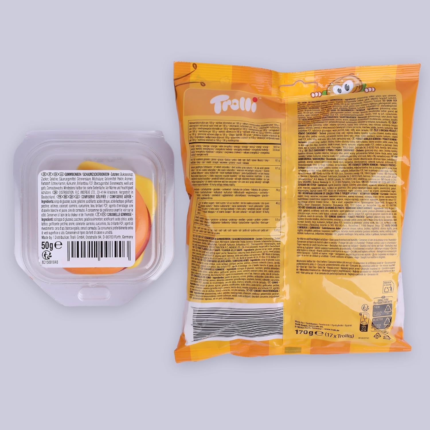 Trolli Burger Bag Set - 170g Party Burger Minis & 1x Big Burger 50g – Bild 7
