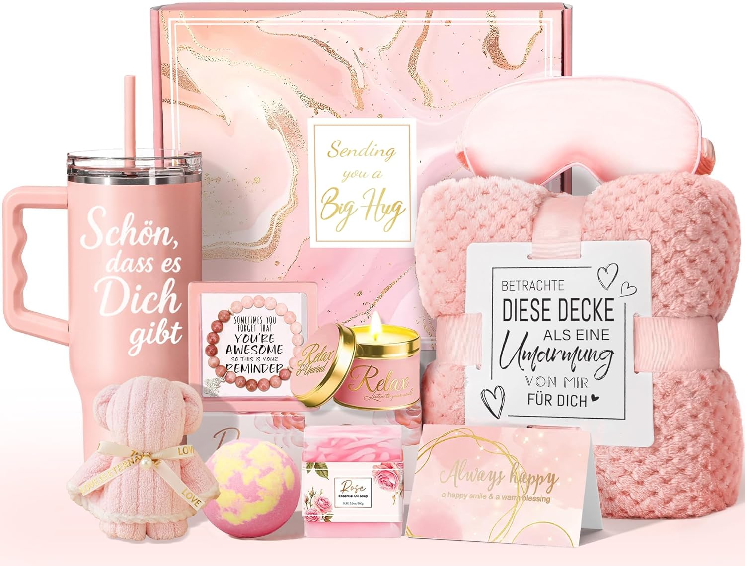 Gifts for Women, 12 Pieces Birthday Gift Set for Women, Best Friend