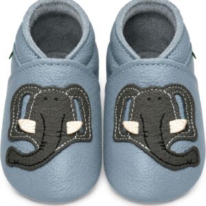 SAYOYO Soft leather first walking shoes, crawling shoes, baby slippers, toddler, leather shoes, boys and girls.