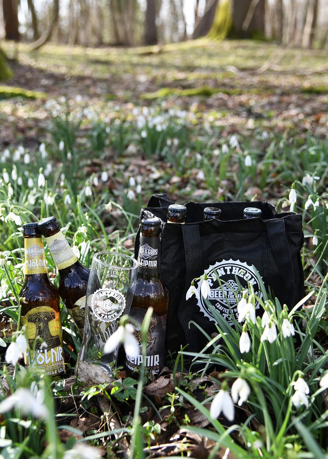 Wacken Brauerei Beer Picnic 6 x 0.33 Bottles, 2 x Glasses, 1 x Bag – Bild 3