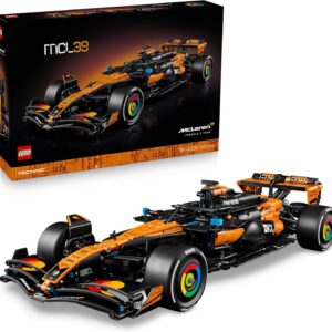 LEGO Technic McLaren MCL39 F1 Racing Car, Model Making for Adults, Collector’s Set with V6 Engine, Differential & DRS Activation, Gift Idea for Racing & Motorsport Fans – 42228