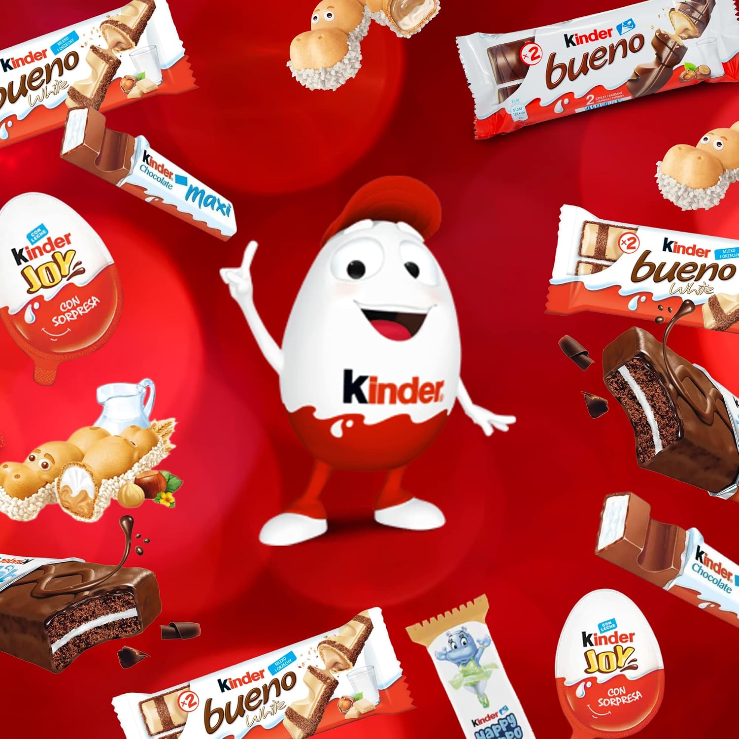 Children's Chocolate Gift Box | Original Birthday Gift for Children and Couples: Kids Chocolate, Kids Bueno, Happy Hippo, Chocolate Bons, Kids Joy. – Bild 5