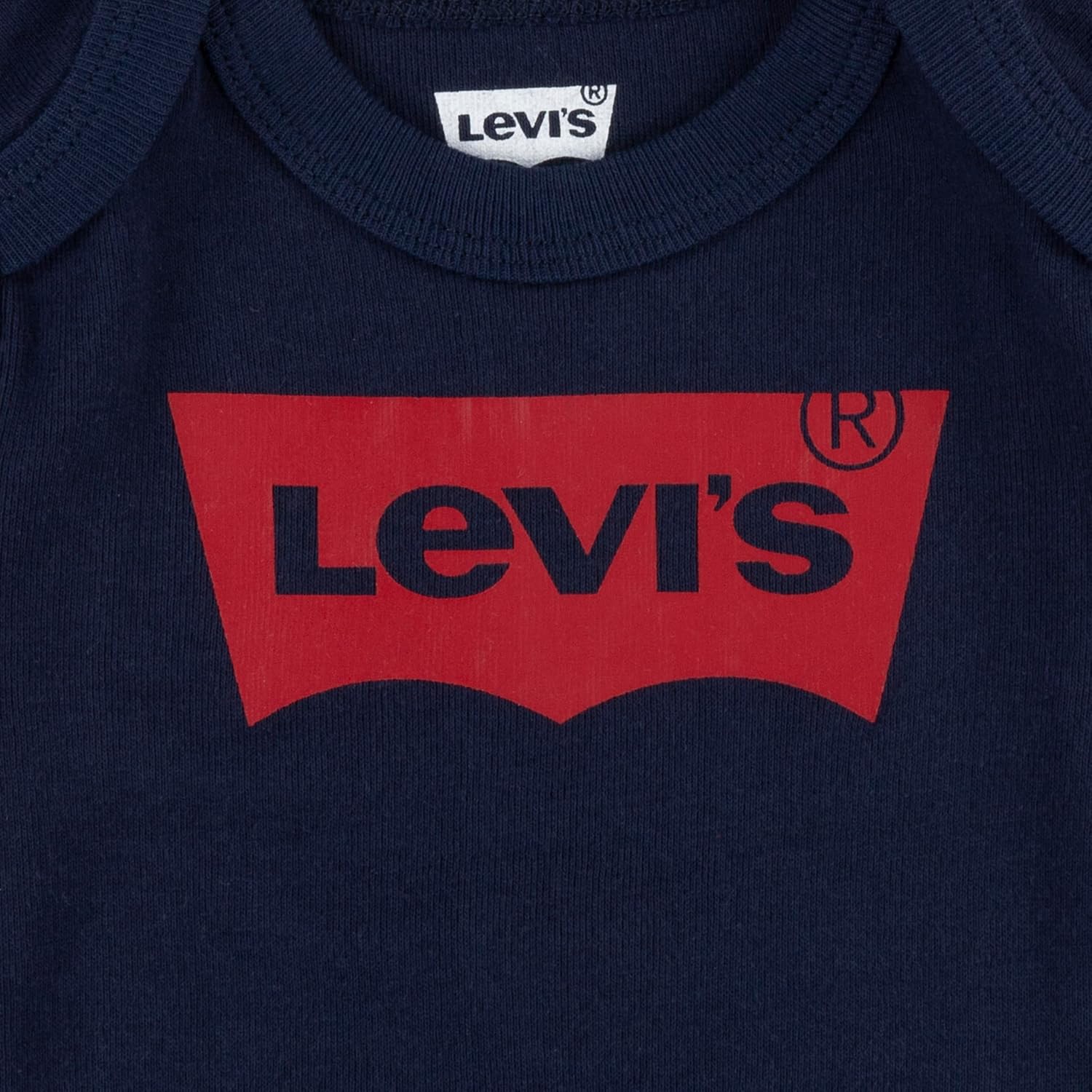 Levi's Baby Boys' Classic Batwing Infant Hat Bodysuit Bootie Set 3-Piece Baby and Toddler Romper (Pack of 3) – Bild 4