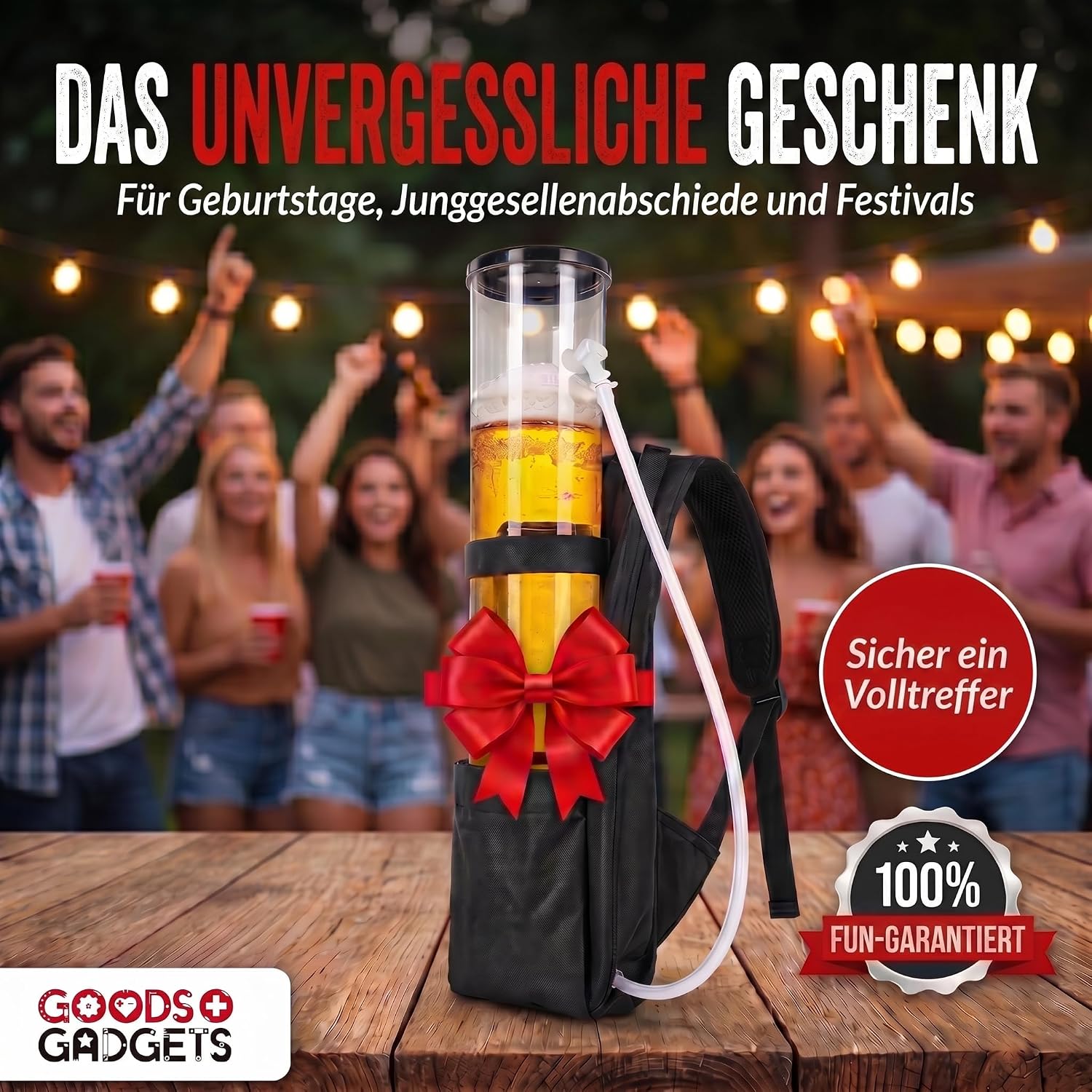 Beer Backpack Drinks Backpack Single for 3 Litres – Bild 7