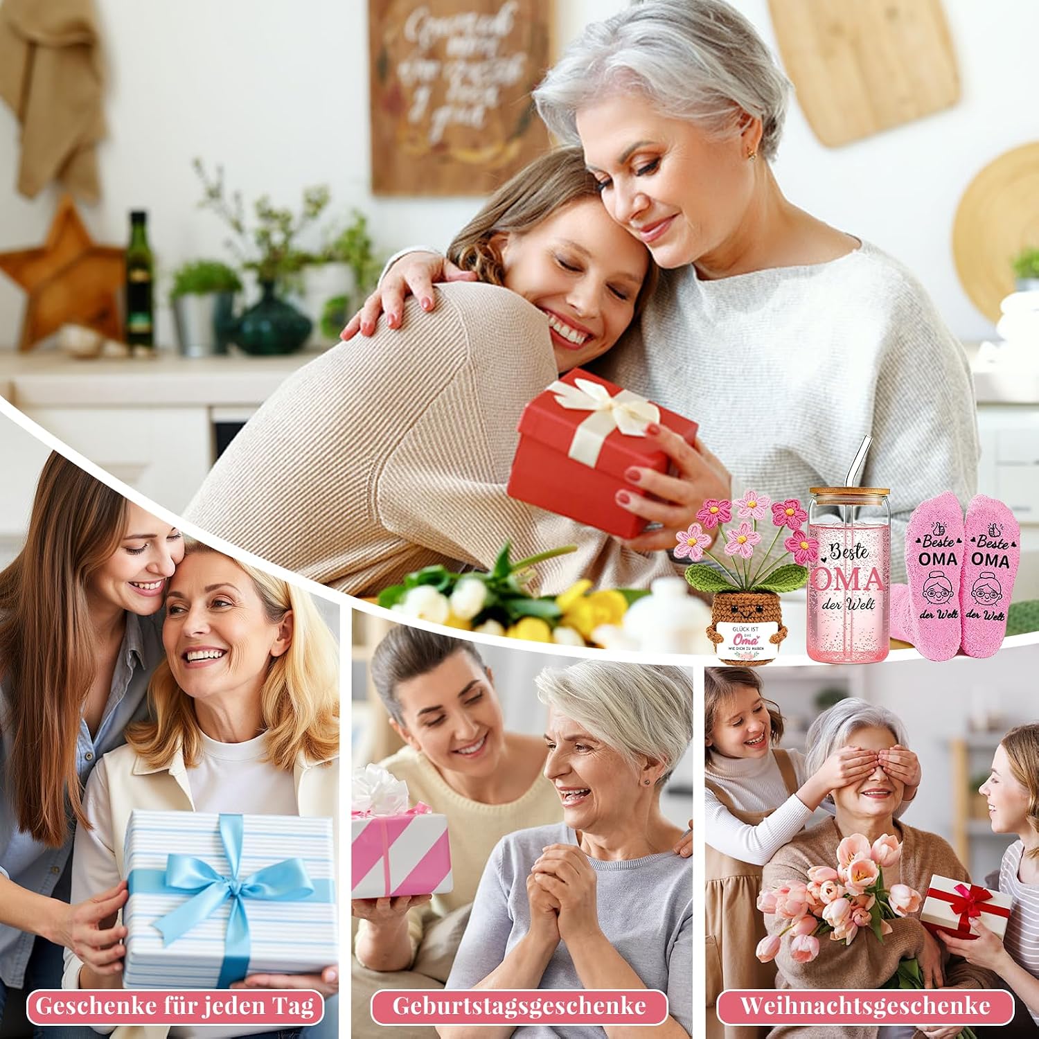 Grandma Gift, Best Grandma Gifts, Gifts for Grandmas from Grandson, Grandma Gift for Birthday, Mother's Day, Grandparents' Day, Christmas, New Year, Thank You, Easter, Encouragement Gift Set – Bild 2