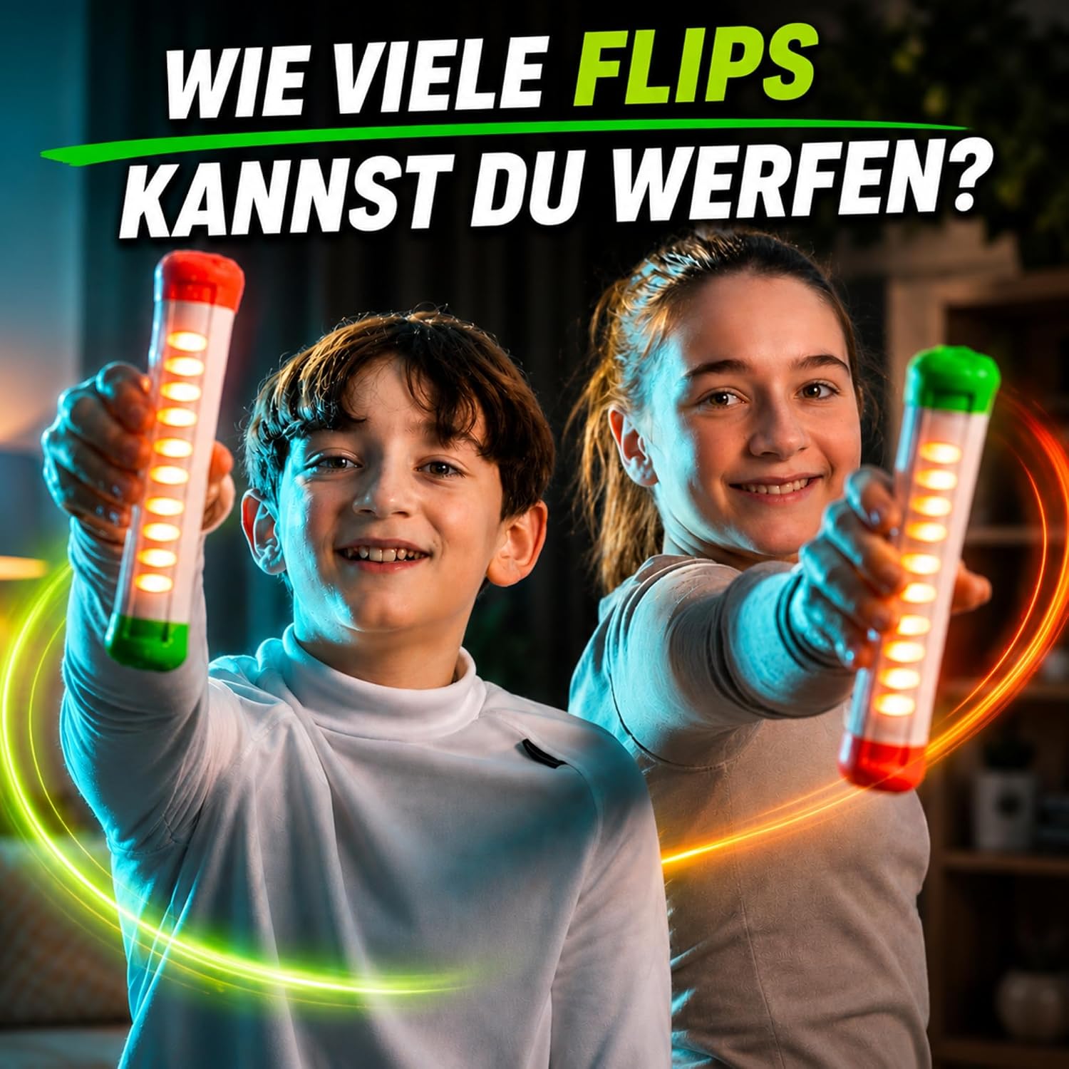 How many flips can you throw? | The self-counting flip challenge | 10 skill games each with high score | cool toy for children, teenagers and adults | solo and multiplayer – Bild 5