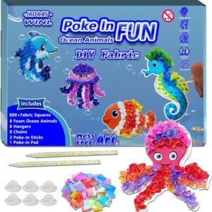 Poke-in Art Kit for Children Aged 4-8 Years and Above Creative DIY Craft
