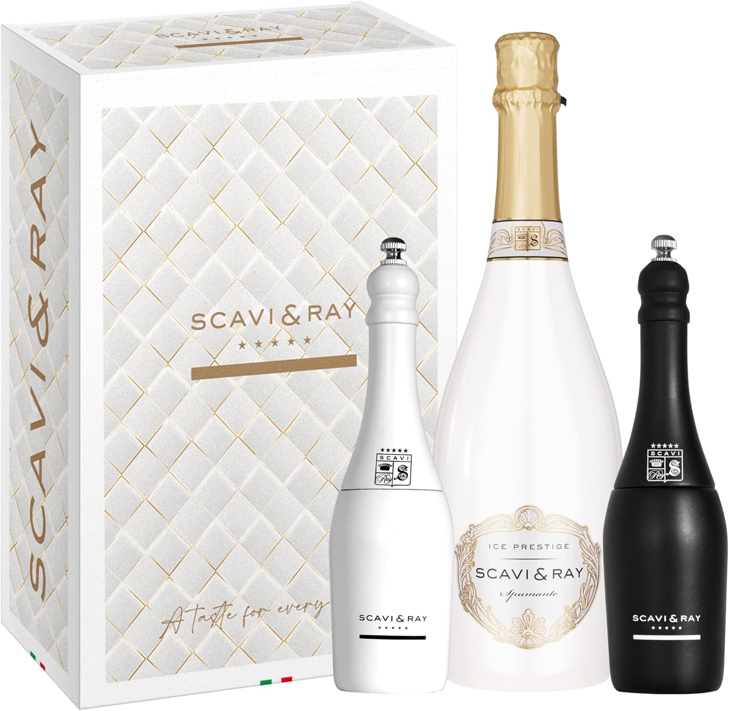 SCAVI & RAY Ice Prestige Salt & Pepper Mill Gift Set 0.75 L