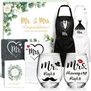 MOTONG Wedding Gifts for Bride and Groom Mr Mrs Personalised Gift
