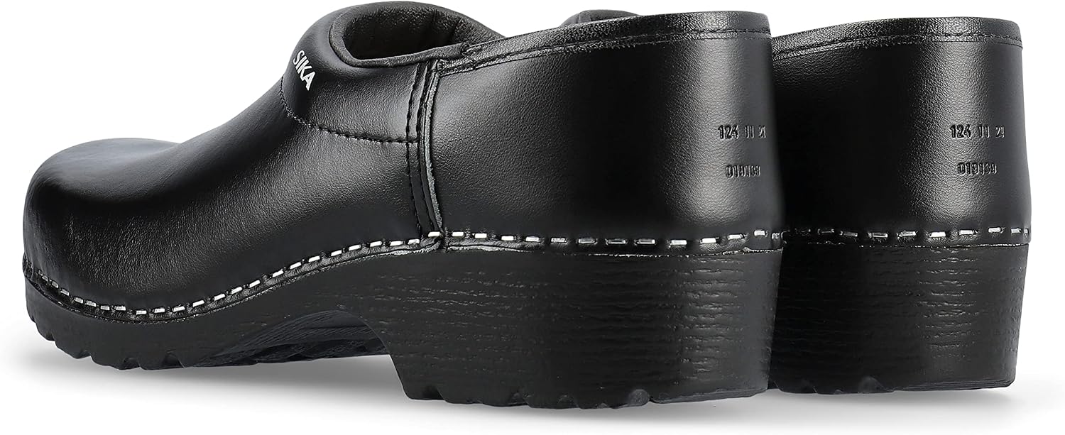 SIKA Traditional Unisex Casual Clogs, Wide Cut Closed Clogs Without Toe Cap, Non-Slip, Shock-Absorbing PU Outsole, Water-Repellent Permair Leather Shoes, Comfortable for Everyday Use – Bild 7