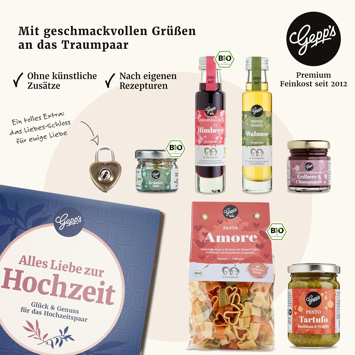 Gepp's Feinkost Just Married I Wedding Gift for the Bride and Groom – Bild 3