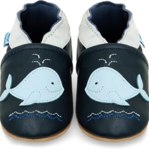 Crawling Shoes, Baby’s First Walking Shoes for Girls & Boys, Slippers, Soft Leather with Suede Soles, Leather Shoes, Toddler, 0–6 Months, 6–12 Months, 12–18 Months, 18–24 Months, 2–3Y
