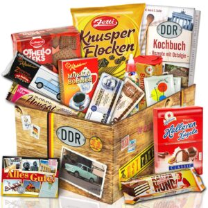 DDR Goods and East German Speciality Products and Sweets, as Gift Sets with Great East German Designs