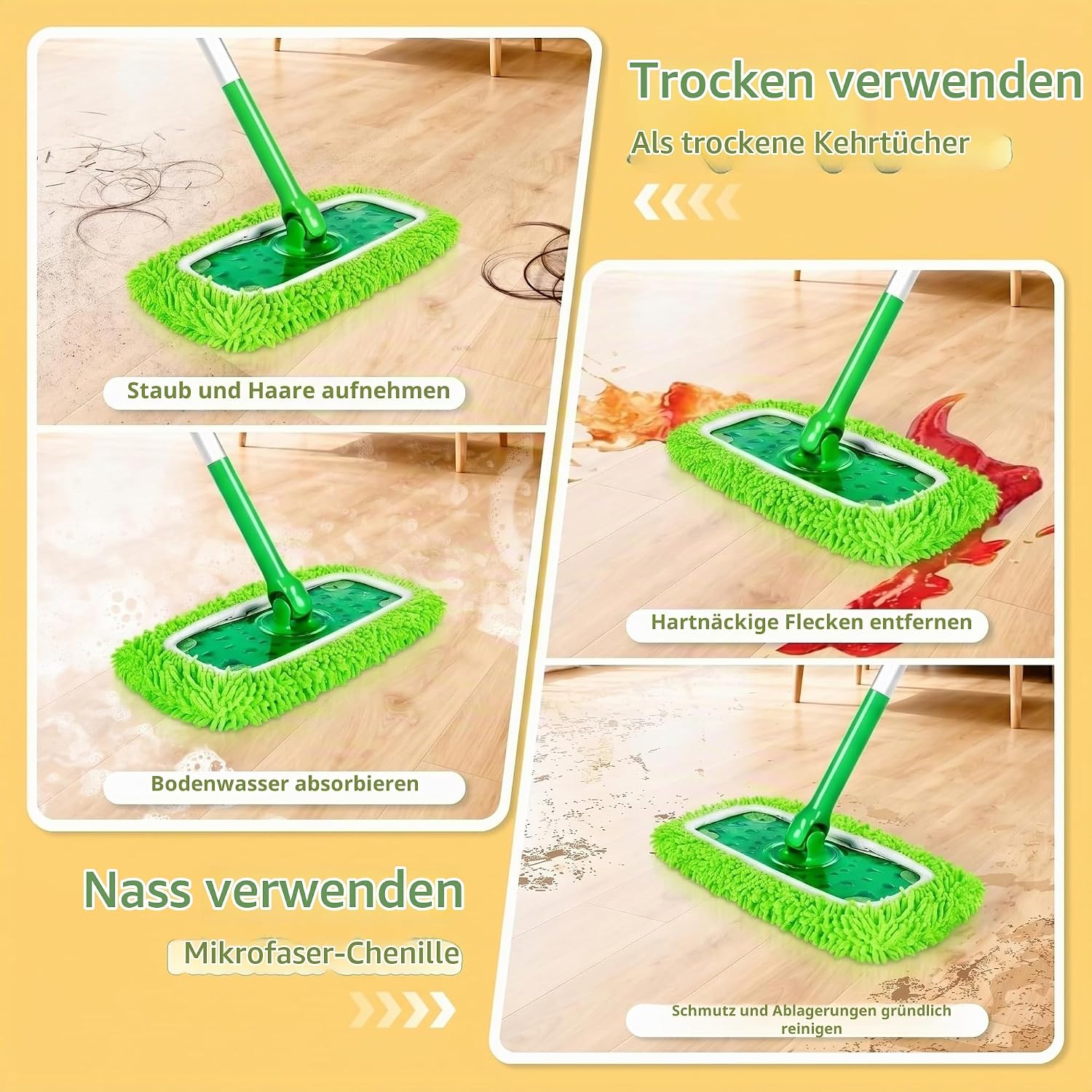 Swiffer Moist Floor Wipes Pack of 6 – Bild 5