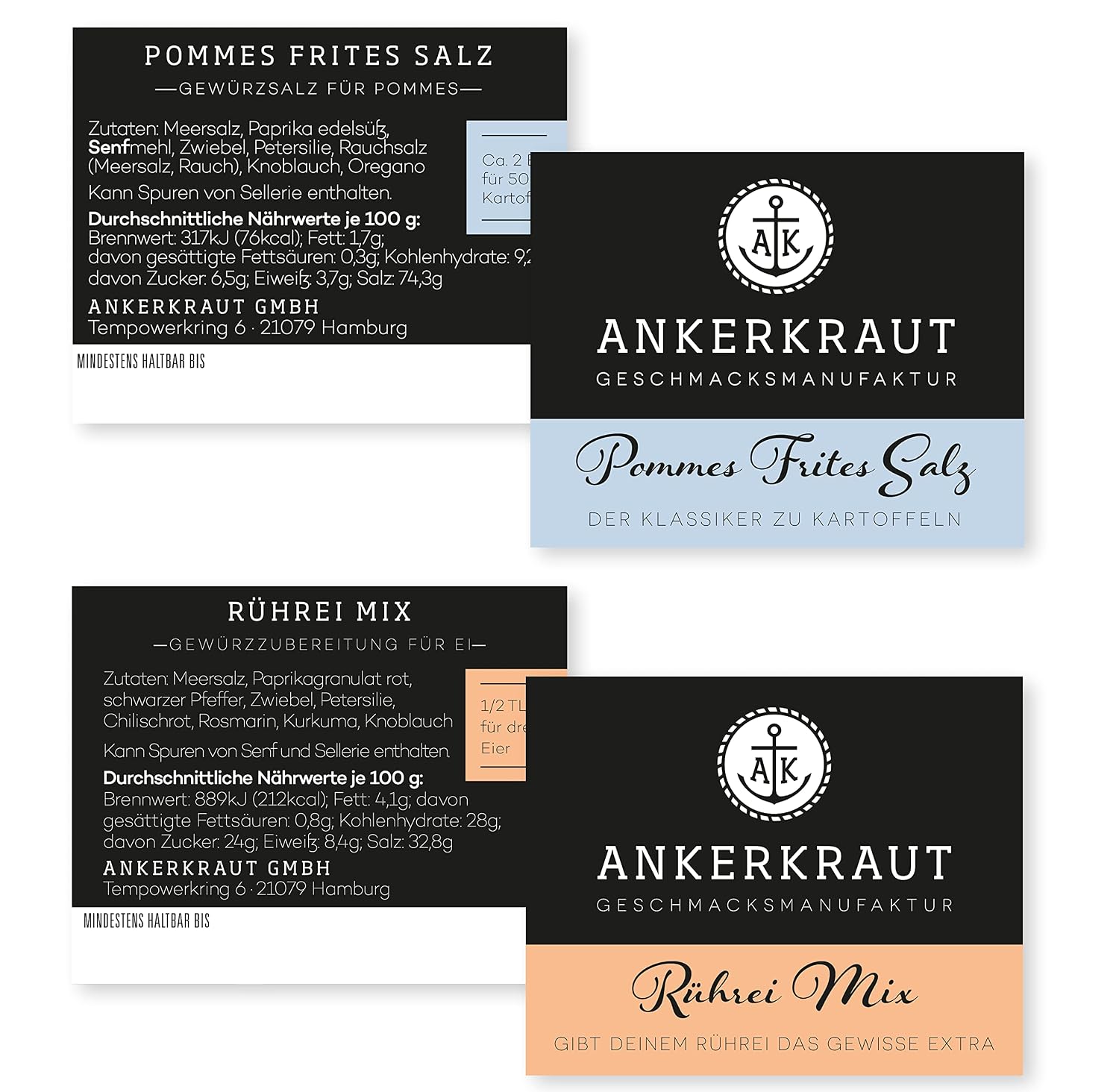 Ankerkraut Kitchen Starter Set with 6 Spices Gift for Men/Women/Div, Kitchen Basic Starter Kit, for Housewarming & Moving Inspice, Cooking Inspiration – Bild 4