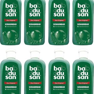 Badusan Original Bubble Bath - Pack of 8 (8 x 500 ml) - Easy-Care, Nourishing Bath Pleasure for Relaxing Moments