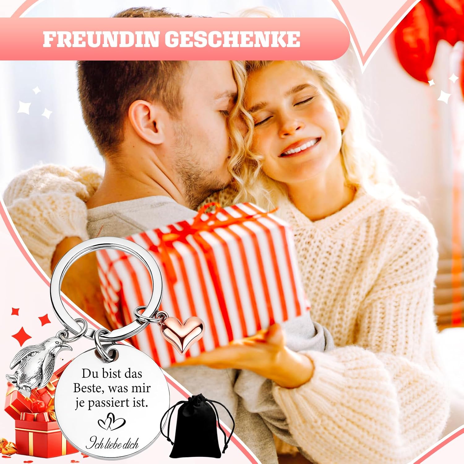 TUZELIYA Personalised Keyring Gifts for Harry Fan Item Girlfriend Mum Sister Women Wife Boyfriend Men Colleague Valentine's Day Mother's Day Birthday – Bild 4