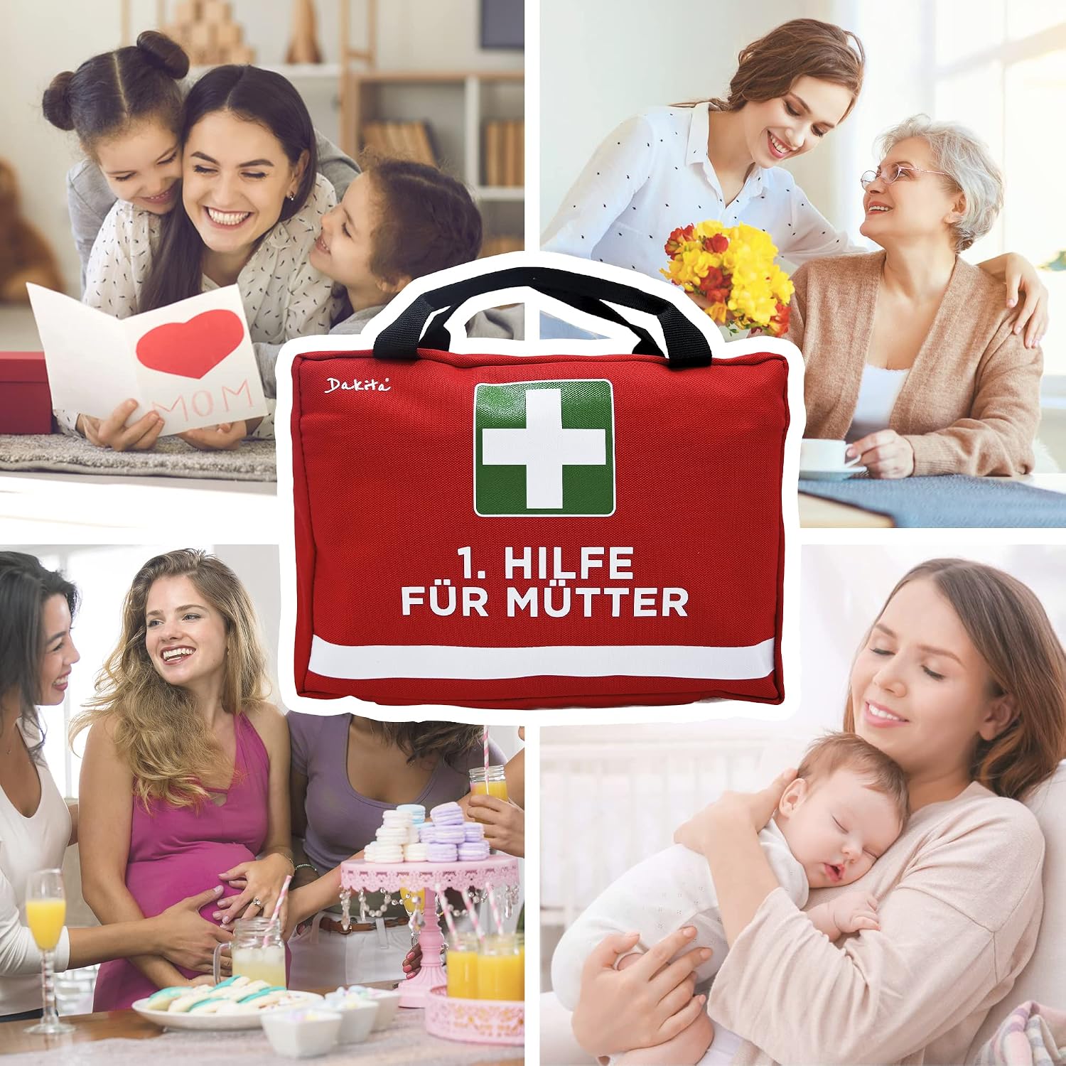 First Aid Bag for Mums - Funny Gift for Birth or Mother's Day - 28 x 18 x 8 cm - Without Contents – Bild 7